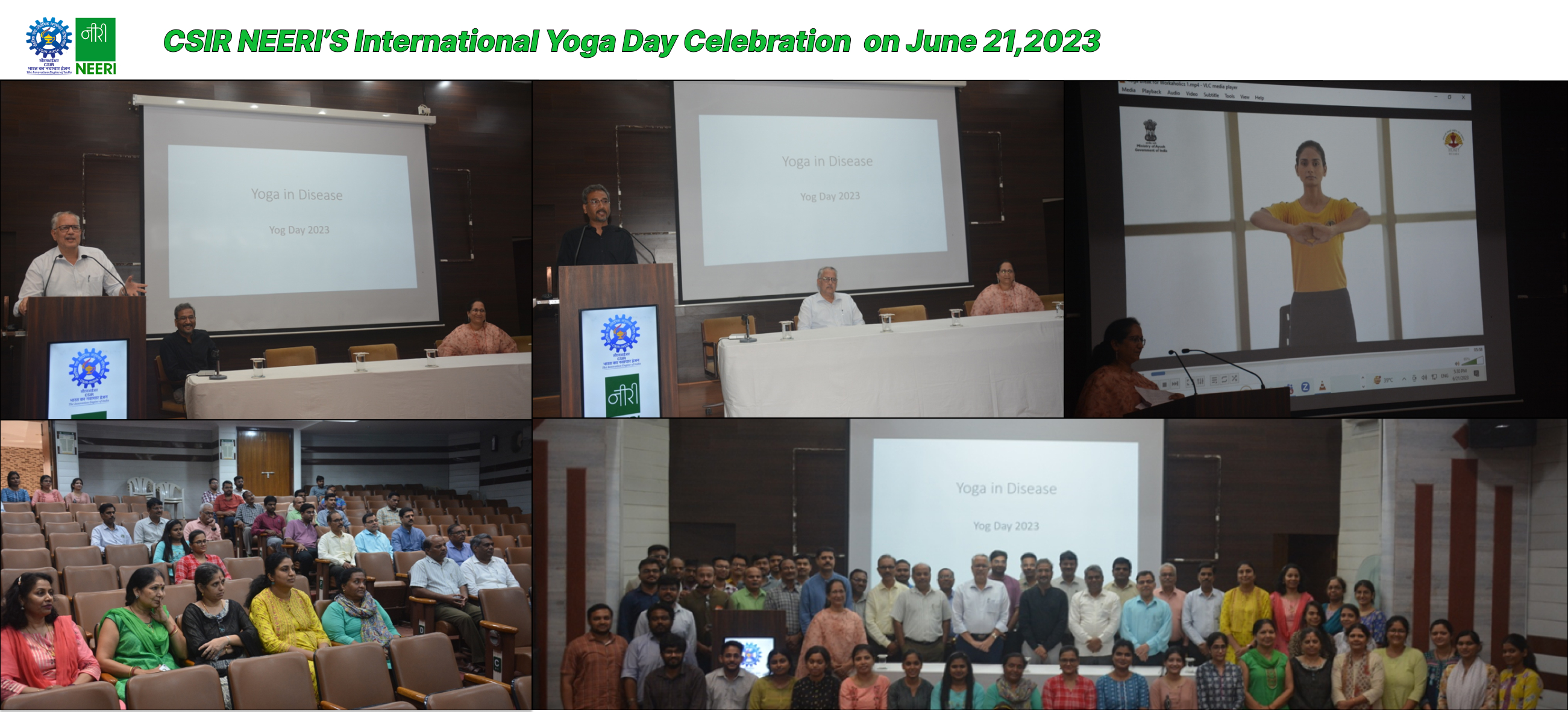 CSIR-NEERI Celebrated Yoga Day on 21 June 2023 Image